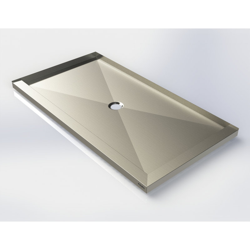 fosk Stainless Steel Shower Base 32x60 Wayfair.ca